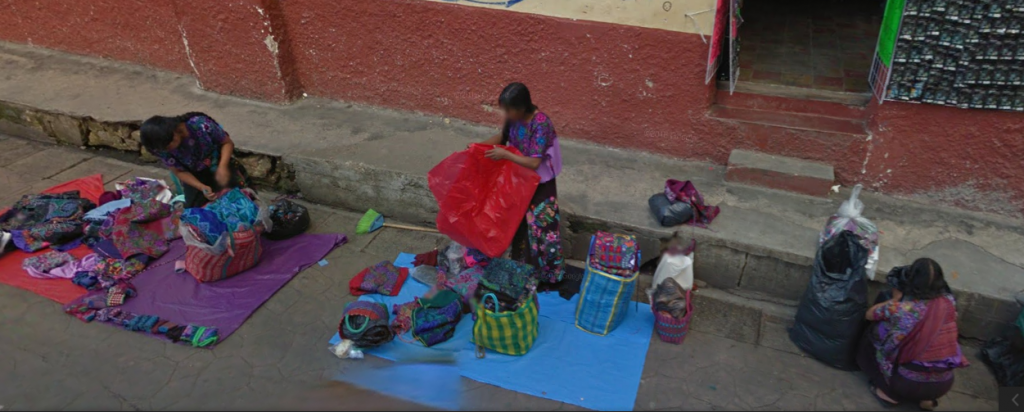 Bob LaGarde - Road trip through Central America - Gathering of indigenous street merchants in San Cristobal