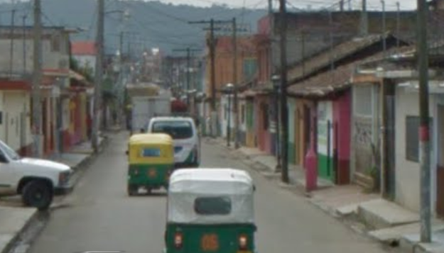 Bob LaGarde -Road trip through Guatemala - Three wheelers in a small town near the border with Guatemala